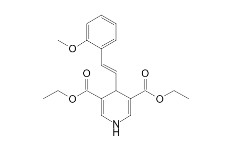 1,4-Dihydro-4-[(E)-2-(2-methoxyphenyl)ethenyl]-3,5-bis(ethoxycarbonyl)pyridine