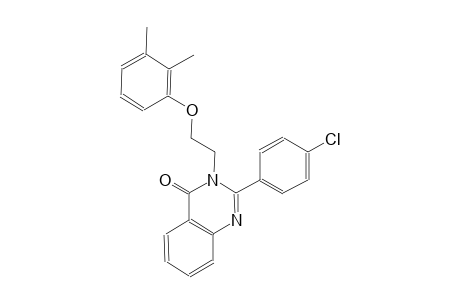 4(3H)-quinazolinone, 2-(4-chlorophenyl)-3-[2-(2,3-dimethylphenoxy)ethyl]-