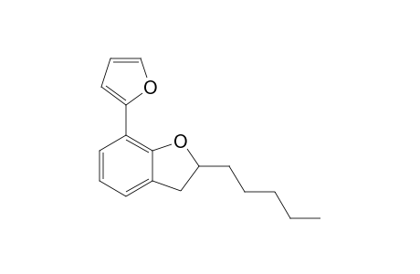 2,3-Dihydro-7-(2-furyl)-2-pentylbenzofuran