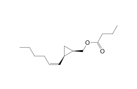 [(1R,2R)-2-[(Z)-hex-1-enyl]cyclopropyl]methyl butanoate