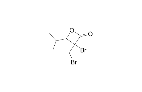 3-Bromo-3-(bromomethyl)-4-isopropyl-2-oxetanone