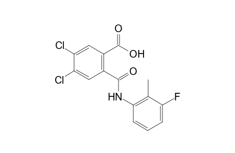 Benzoic acid, 4,5-dichloro-2-[[(3-fluoro-2-methylphenyl)amino]carbonyl]-