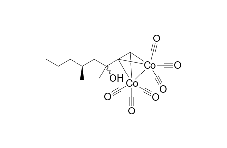 Hexacarbonyl-.mu.[.eta.(4RS,6S)-(+)-4,6-dimethyl-7-octyn-4-ol]dicobalt