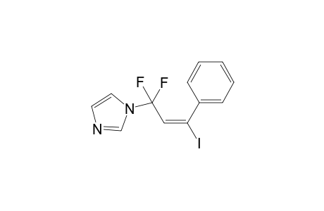 1-(1,1-Difluoro-3-iodo-3-phenylallyl)-1H-imidazole