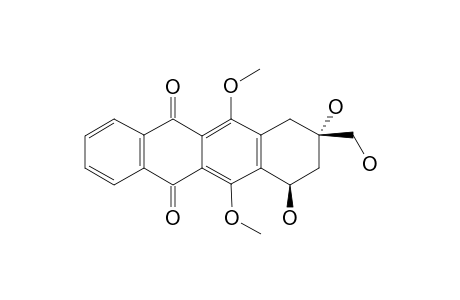 (7R,9S)-7,9-DIHYDROXY-9-HYDROXYMETHYL-6,11-DIMETHOXY-7,8,9,10-TETRAHYDRONAPHTHACENE-5,12-DIONE