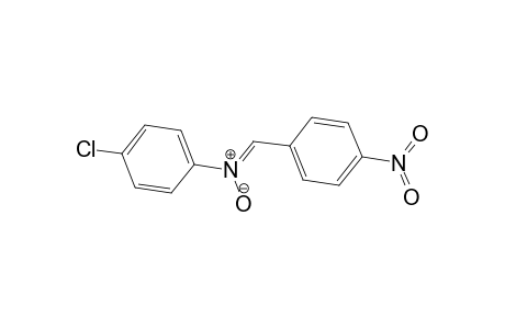 Benzenamine, 4-chloro-N-[(4-nitrophenyl)methylene]-, N-oxide