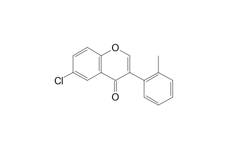 6-chloro-3-(o-tolyl)-4H-chromen-4-one