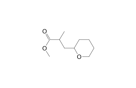 2-Methyl-3-(2-oxanyl)propanoic acid methyl ester