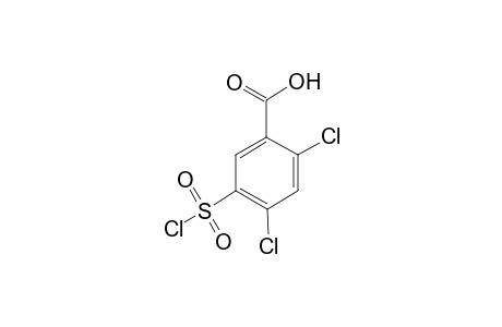 2,4-Dichloro-5-(chlorosulfonyl)benzoic acid