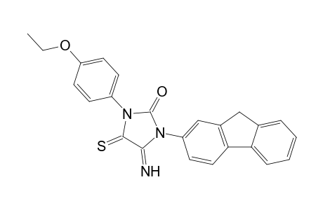 1-(4-Ethoxyphenyl)-3-(9H-fluoren-2-yl)-4-imino-5-thioxoimidazolidin-2-one