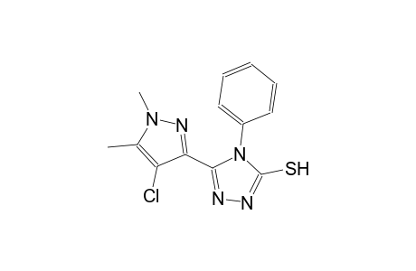 5-(4-chloro-1,5-dimethyl-1H-pyrazol-3-yl)-4-phenyl-4H-1,2,4-triazole-3-thiol
