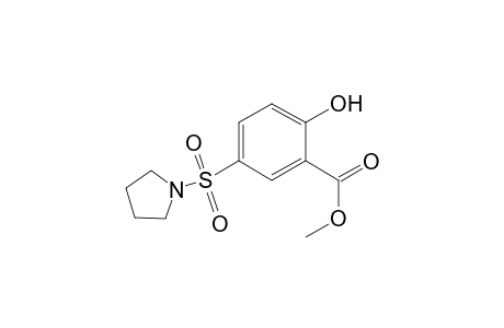 Benzoic acid, 2-hydroxy-5-(1-pyrrolidinylsulfonyl)-, methyl ester