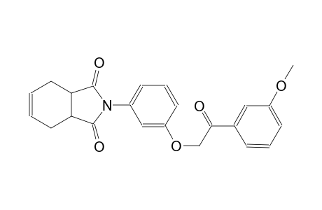 1H-isoindole-1,3(2H)-dione, 3a,4,7,7a-tetrahydro-2-[3-[2-(3-methoxyphenyl)-2-oxoethoxy]phenyl]-