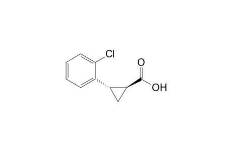 (1S,2S)-2-(2-chlorophenyl)-1-cyclopropanecarboxylic acid