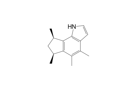 Cyclopent[g]indole, 1,6,7,8-tetrahydro-4,5,6,8-tetramethyl-, cis-
