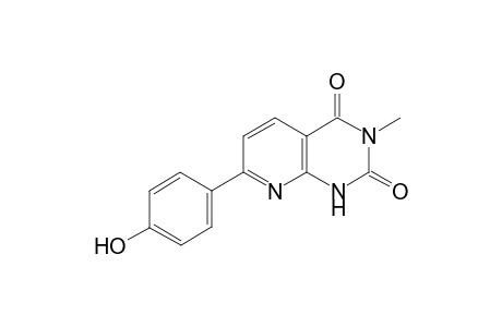 7-(4-Hydroxyphenyl)-3-methylpyrido[2,3-d]pyrimidine-2,4(1H,3H)-dione