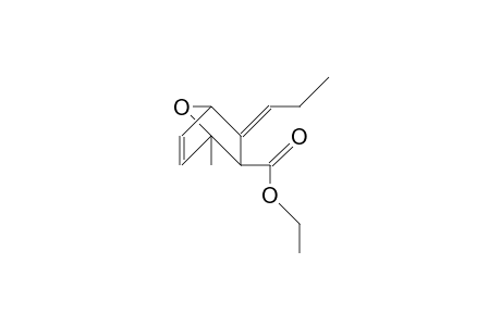 2-exo-Ethoxycarbonyl-1-methyl-3-propylidene-7-oxa-bicyclo(2.2.1)hept-5-ene