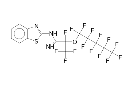 N-(2-benzothiazolyl)-perfluoro-2-pentoxypropaneimidoamide