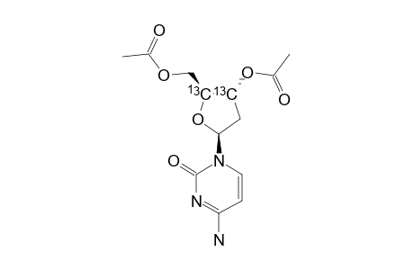 DI-O-ACETYL-[3',4'-(13)C(2)]-2'-DEOXY-CYTIDINE