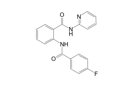 Benzamide, 2-[(4-fluorobenzoyl)amino]-N-(2-pyridinyl)-