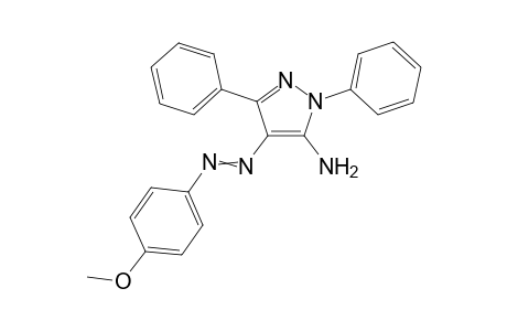 5-Amino-4-(p-methoxyphenylazo)-1,3-diphenylpyrazole