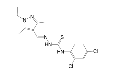 1-ethyl-3,5-dimethyl-1H-pyrazole-4-carbaldehyde N-(2,4-dichlorophenyl)thiosemicarbazone