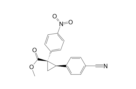 Cyclopropanecarboxylic acid, 2-(4-cyanophenyl)-1-(4-nitrophenyl)-, methyl ester, cis-(.+-.)-