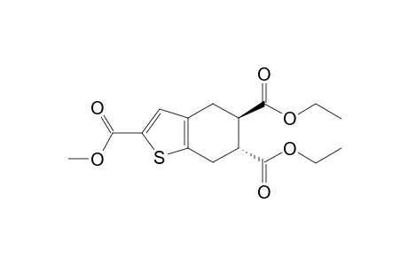 trans-Diethyl 4,5,6,7-tetrahydro-2-methoxycarbonycyclohexano[b]thiophene-5,6-dicarboxylate
