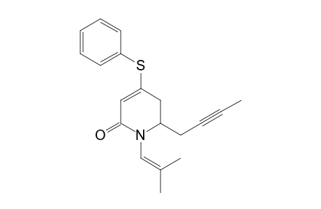 6-(But-2-ynyl)-1-(2-methylprop-1-enyl)-4-(phenylthio)-5,6-dihydropyridin-2(1H)-one
