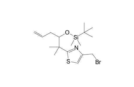 4-Bromomethyl-{2-[(tert-Butyldimethylsilyl)oxy]-1,1-dimethylpent-4-enyl}thiazole