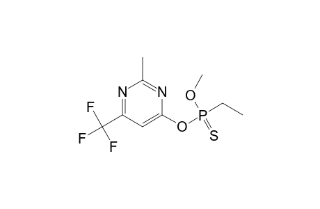 Ethylthiophosphonic acid, O-methyl O-(2-methyl-6-trifluoromethyl-4-pyrimidinyl) ester