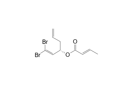 (S)-1,1-DIBROMOHEXA-1,5-DIEN-3-YL-(E)-BUT-2-ENOATE