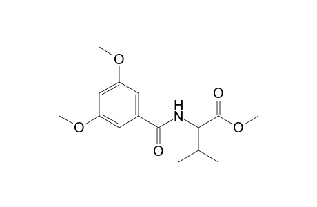 2-[(3,5-dimethoxybenzoyl)amino]-3-methyl-butyric acid methyl ester