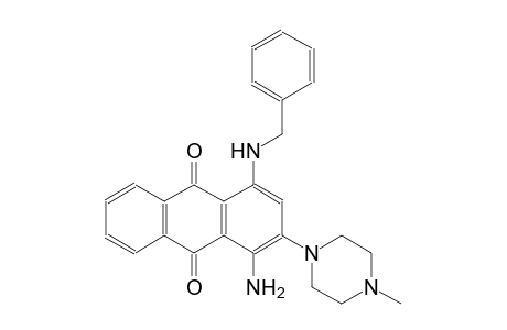 9,10-anthracenedione, 1-amino-2-(4-methyl-1-piperazinyl)-4-[(phenylmethyl)amino]-