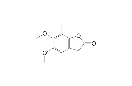 5,6-Dimethoxy-7-methyl-3H-1-benzofuran-2-one