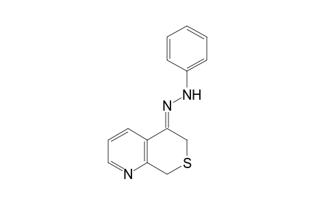 8H-Thiano[3,4-b]pyridin-5(6H)-one, phenylhydrazone