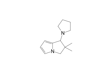 2,3-Dihydro-2,2-dimethyl-1-(2,3,4,5-tetrahydropyrrol-1-yl)-1H-pyrrolizine