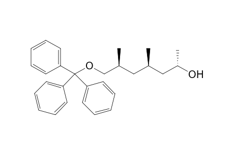anti,syn-4,6-Dimethyl-7-(triphenylmethyloxy)heptan-2-ol
