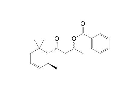 Benzoic acid 1-methyl-3-oxo-3-((1R,2S)-2,6,6-trimethyl-cyclohex-3-enyl)-propyl ester