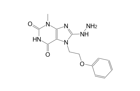 8-hydrazino-3-methyl-7-(2-phenoxyethyl)-3,7-dihydro-1H-purine-2,6-dione