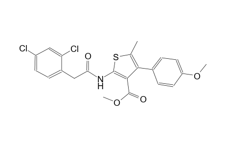 methyl 2-{[(2,4-dichlorophenyl)acetyl]amino}-4-(4-methoxyphenyl)-5-methyl-3-thiophenecarboxylate