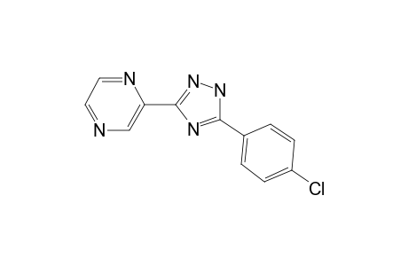 2-[5-(4-Chlorophenyl)-1H-1,2,4-triazol-3-yl]pyrazine