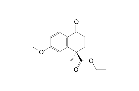 (1R)-4-keto-7-methoxy-1-methyl-tetralin-1-carboxylic acid ethyl ester