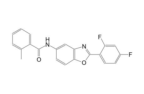 benzamide, N-[2-(2,4-difluorophenyl)-5-benzoxazolyl]-2-methyl-