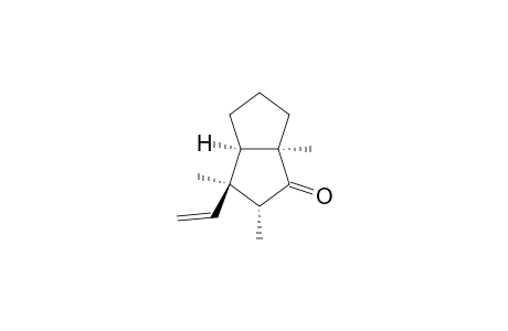 1(2H)-Pentalenone, 3-ethenylhexahydro-2,3,6a-trimethyl-, (2.alpha.,3.alpha.,3a.alpha.,6a.alpha.)-(.+-.)-