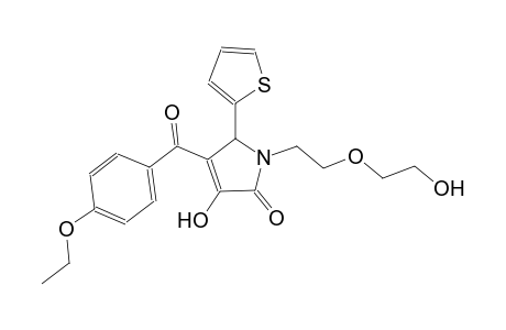 4-(4-ethoxybenzoyl)-3-hydroxy-1-[2-(2-hydroxyethoxy)ethyl]-5-(2-thienyl)-1,5-dihydro-2H-pyrrol-2-one