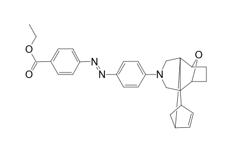 4-[4-(4"-Ethoxycarbonylphenylazo)phenyl]-2,6-(cyclopent-2'-en-1',4'-diyl)-4-aza-10-oxa-tricyclo[5.2.1.0(2,6)decane