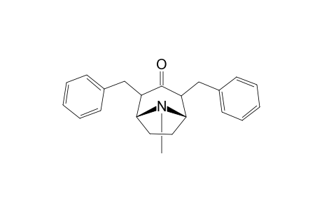 (1R,5S)-2,4-Dibenzyl-8-methyl-8-aza-bicyclo[3.2.1]octan-3-one