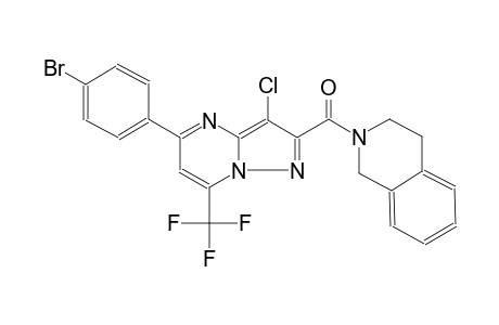 2-{[5-(4-bromophenyl)-3-chloro-7-(trifluoromethyl)pyrazolo[1,5-a]pyrimidin-2-yl]carbonyl}-1,2,3,4-tetrahydroisoquinoline
