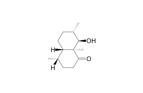 8.beta.-Hydroxy-4.alpha.,7.alpha.,8a.alpha.-trimethyl-3,4,4a.beta.,5,6,7,8,8a-octahydronaphthalen-1(2H)-one